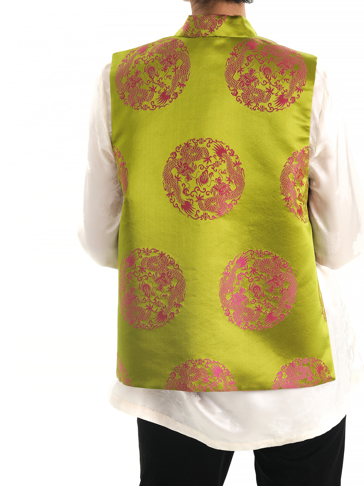 Reversible bud stand collar vest