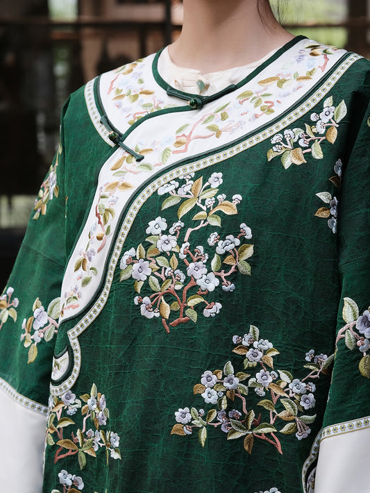 Heavy Floral Embroidery Haute couture