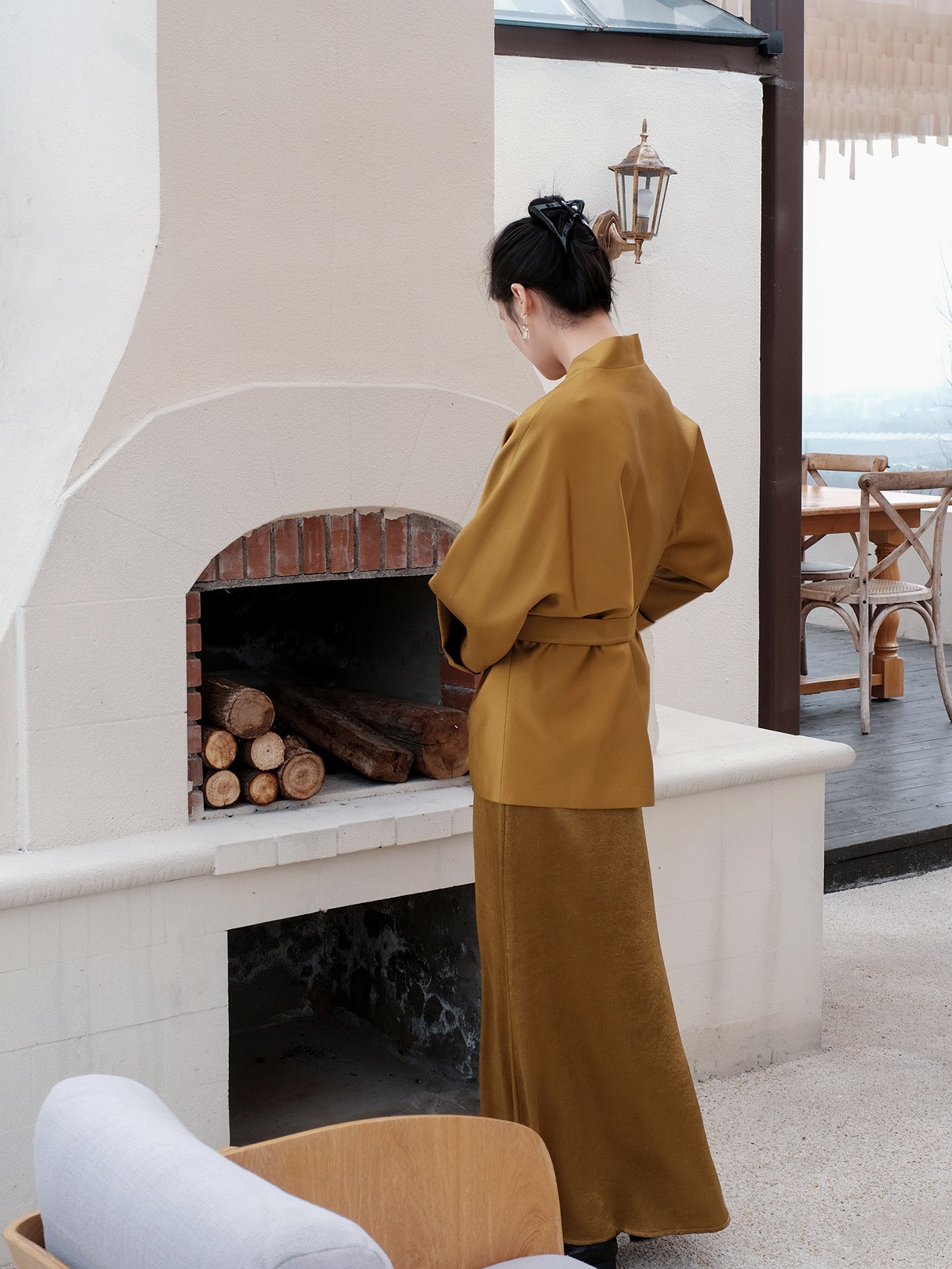 Tingqian Collection Dragon-Embroidered Jacket