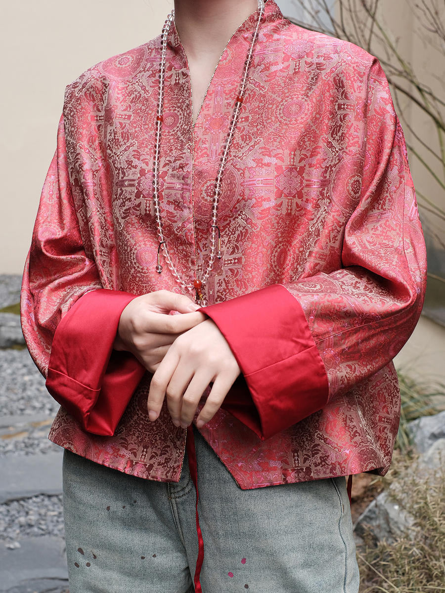 Song Brocade Cross Jacket