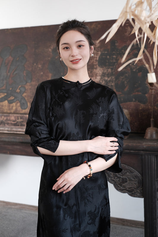 Silk Cheongsam Dress