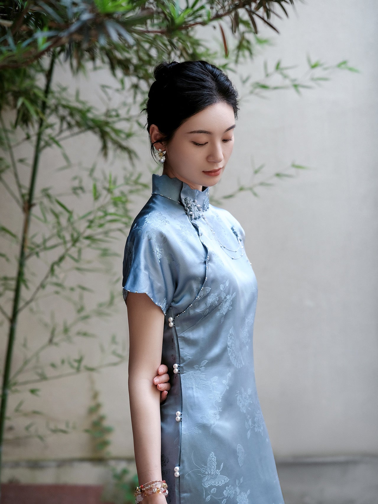 Silk Jacquard Classic Qipao Dress