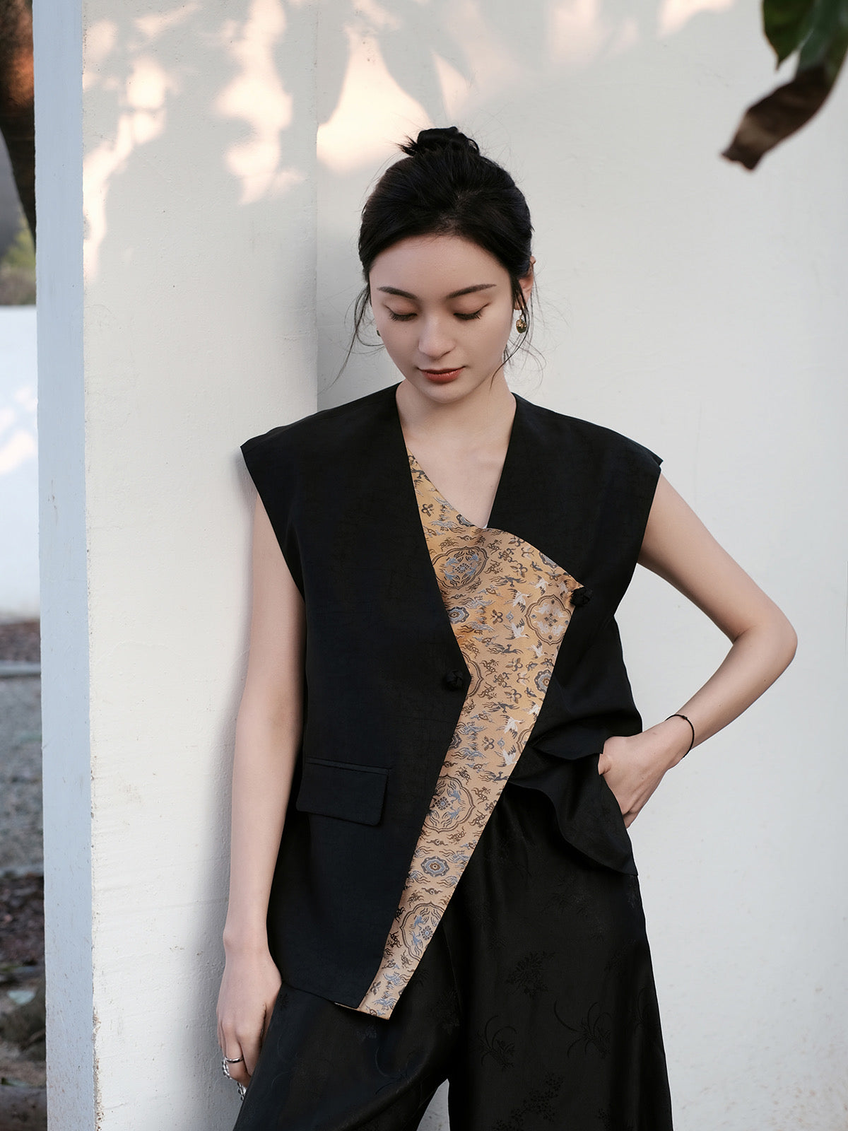 Xiangyun gauze vest