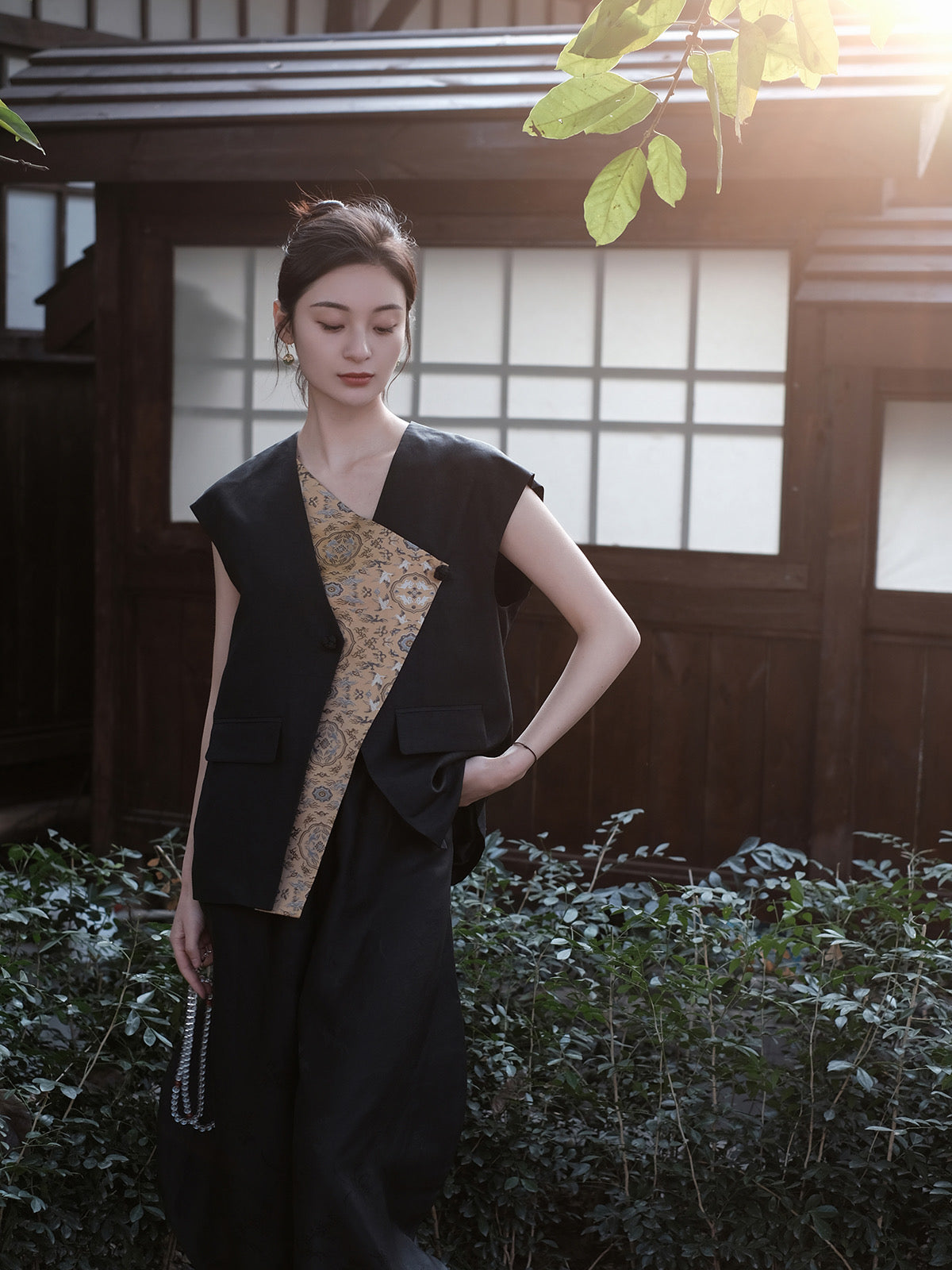 Xiangyun gauze vest