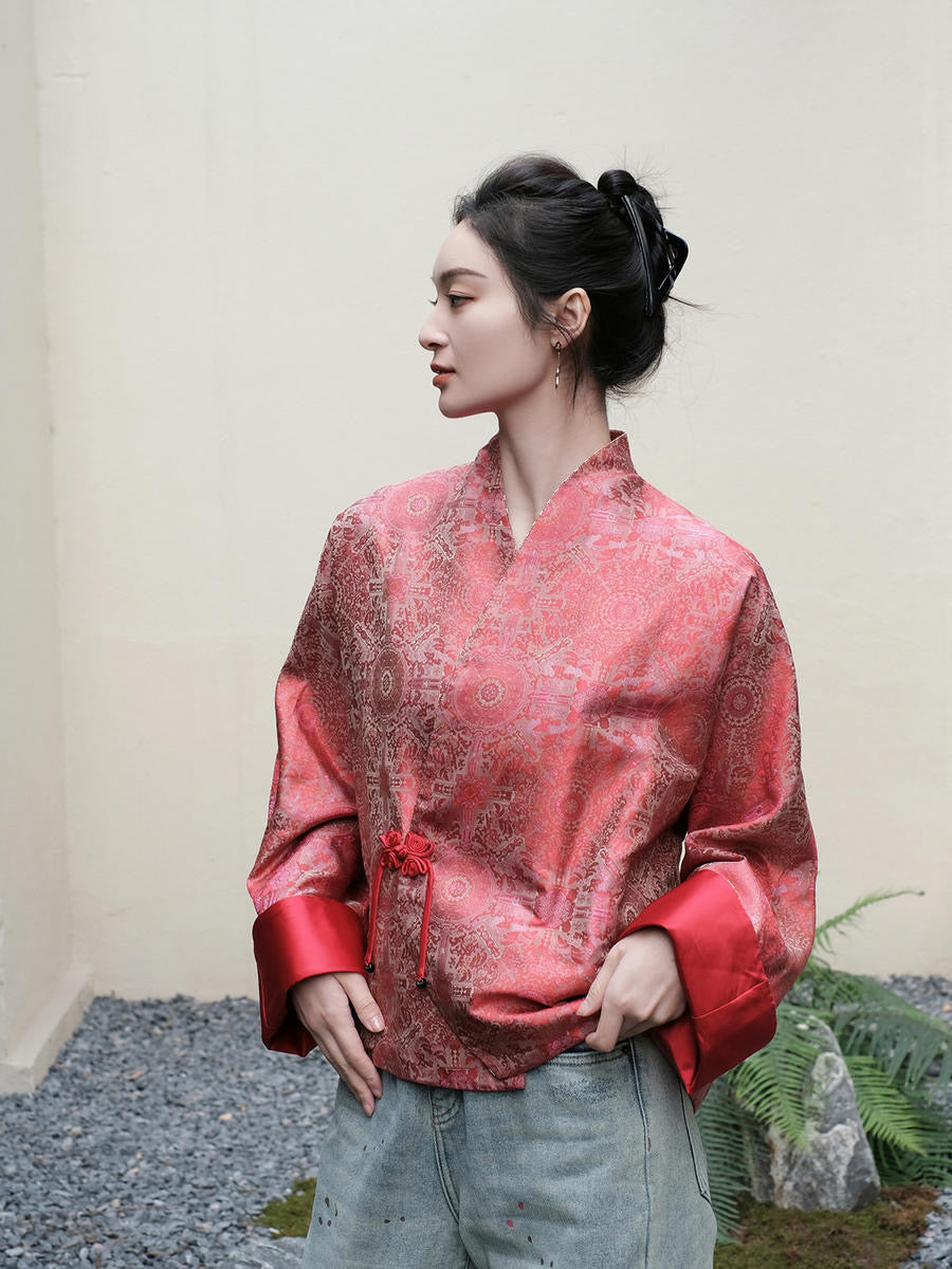 Song Brocade Cross Jacket