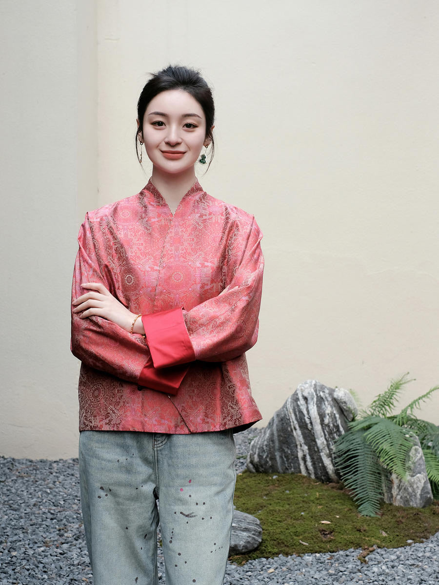 Song Brocade Cross Jacket