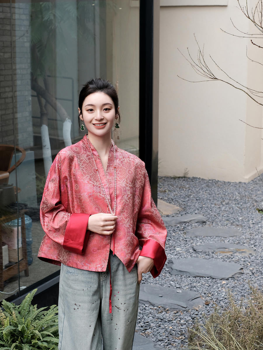 Song Brocade Cross Jacket